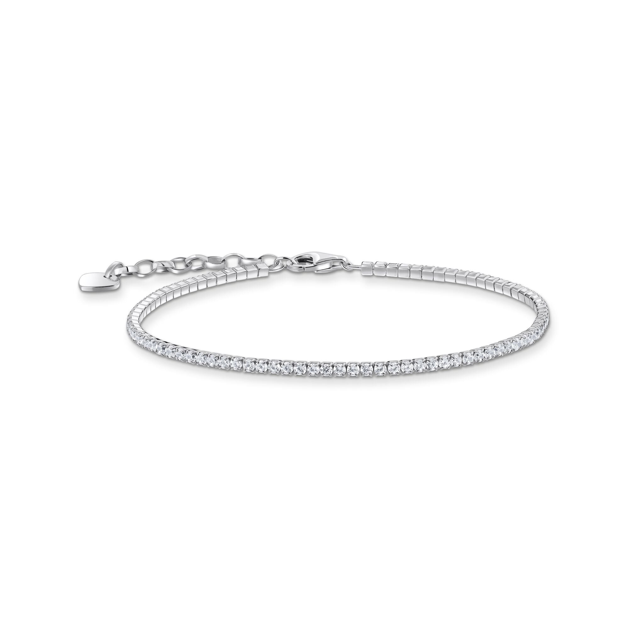 Bracelet with small, white zirconia stones | The Jewellery Boutique