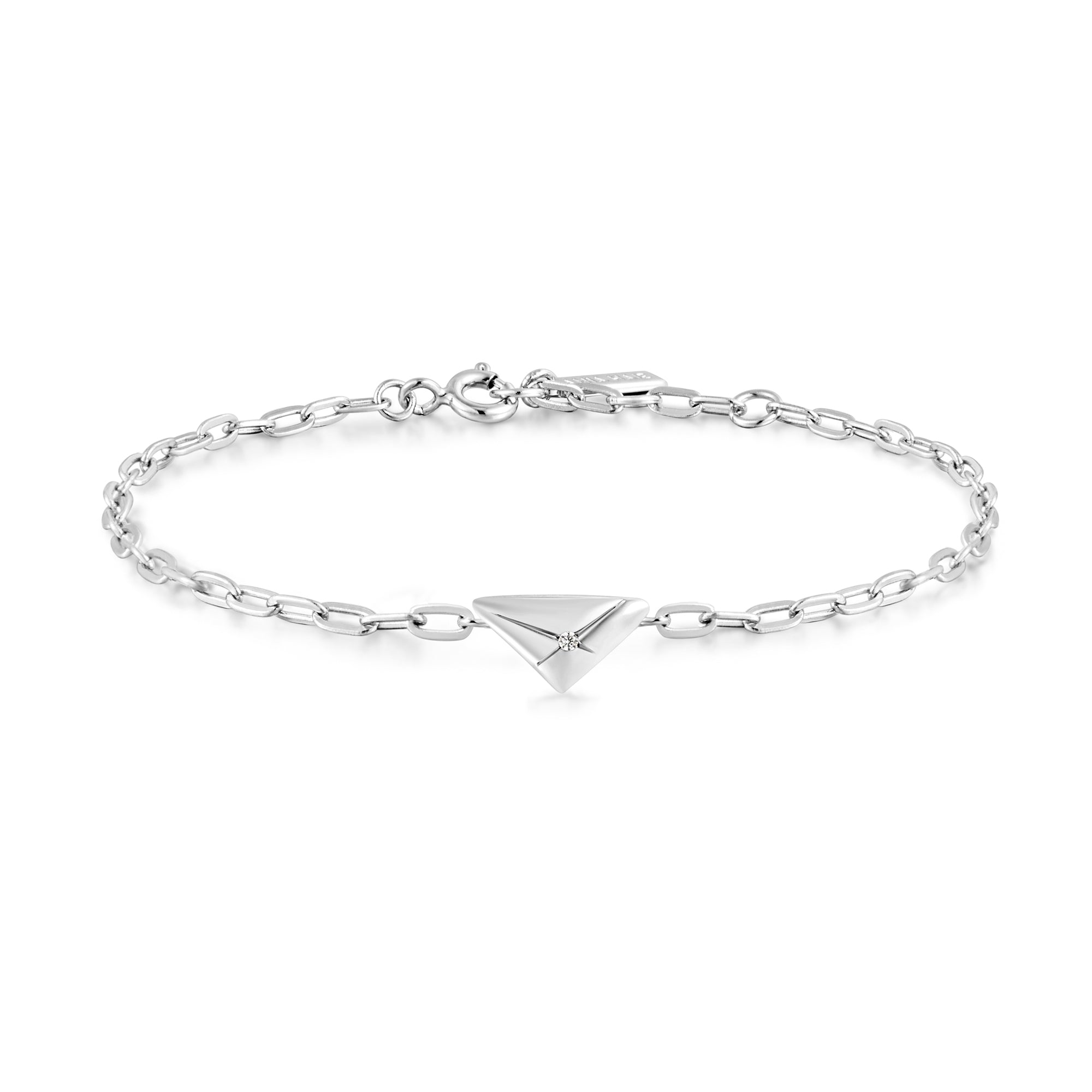 Ania Haie Silver Triangle Kiss Bracelet