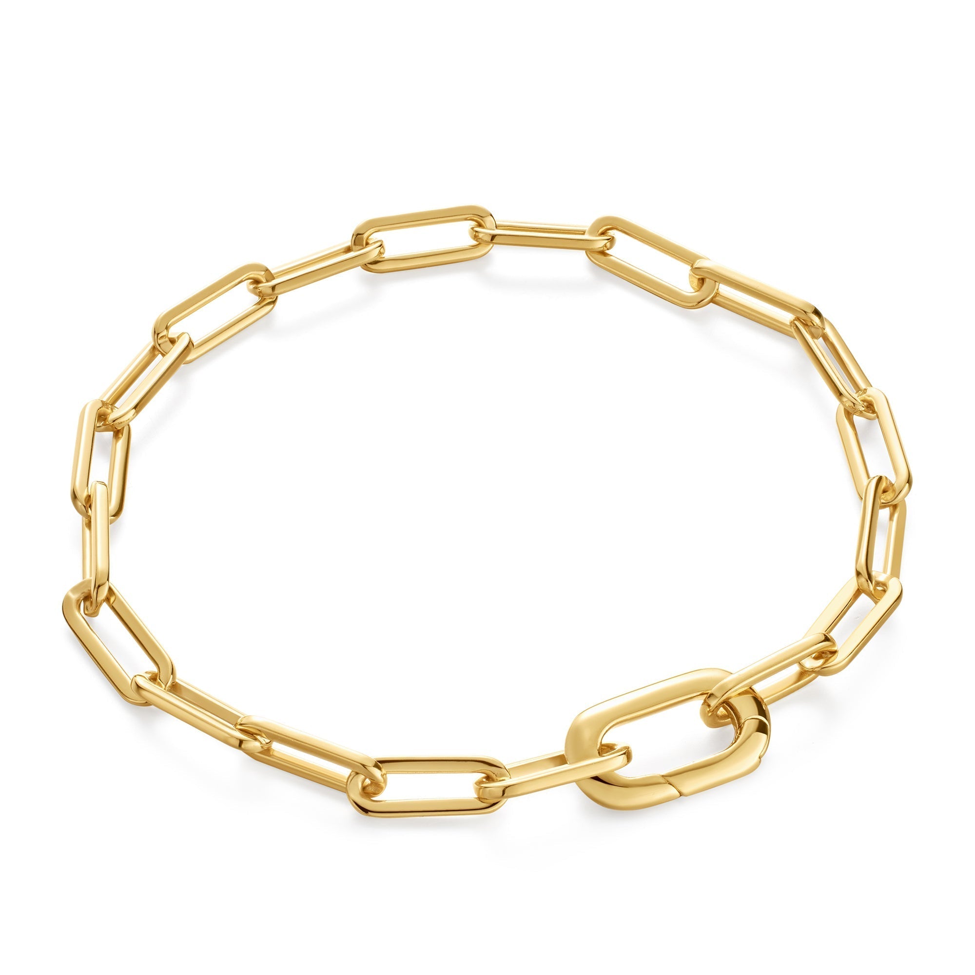 Ania Haie Gold Linked Chunky Bracelet