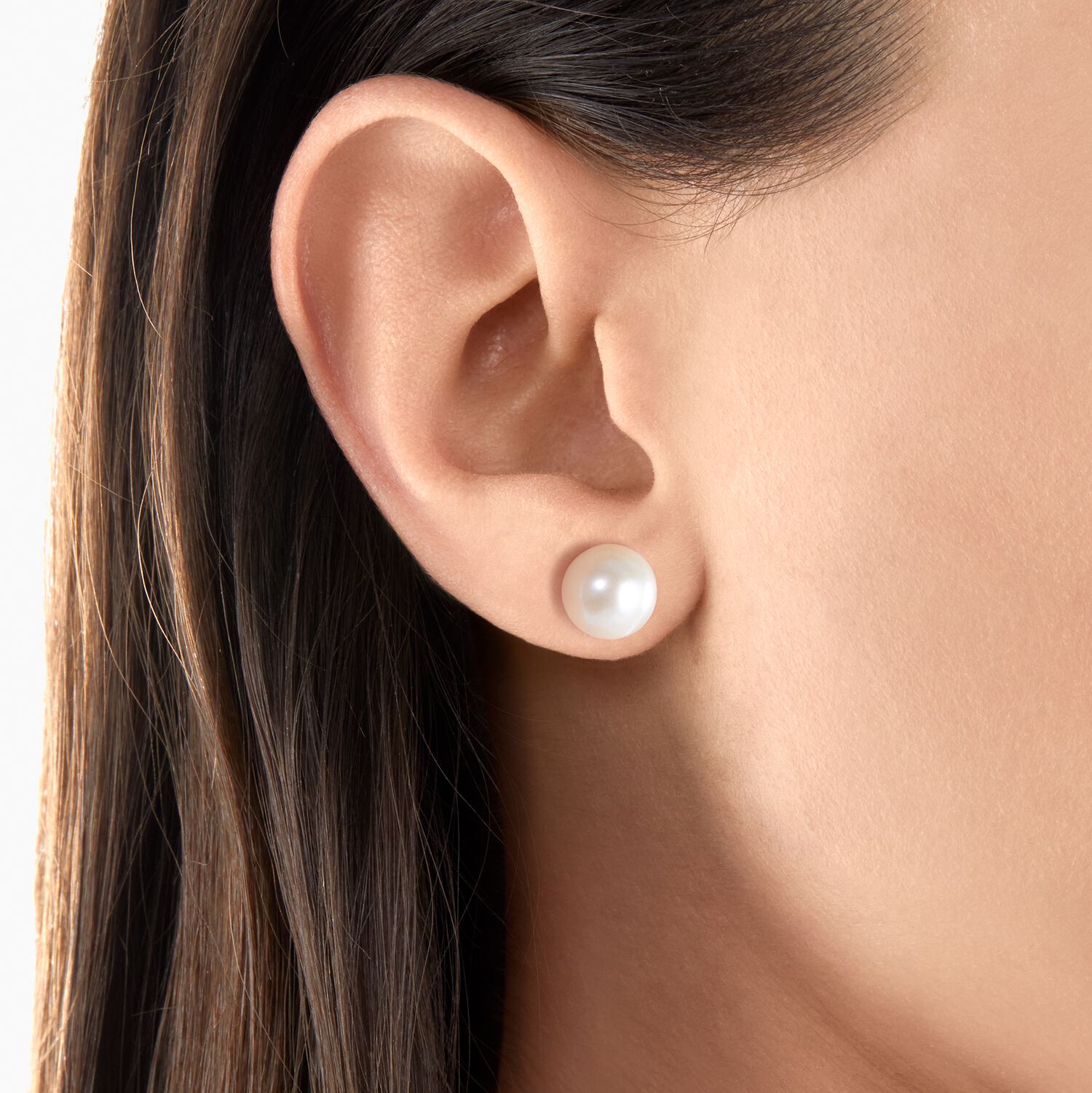 Thomas Sabo Ear Studs Pearl Gold 