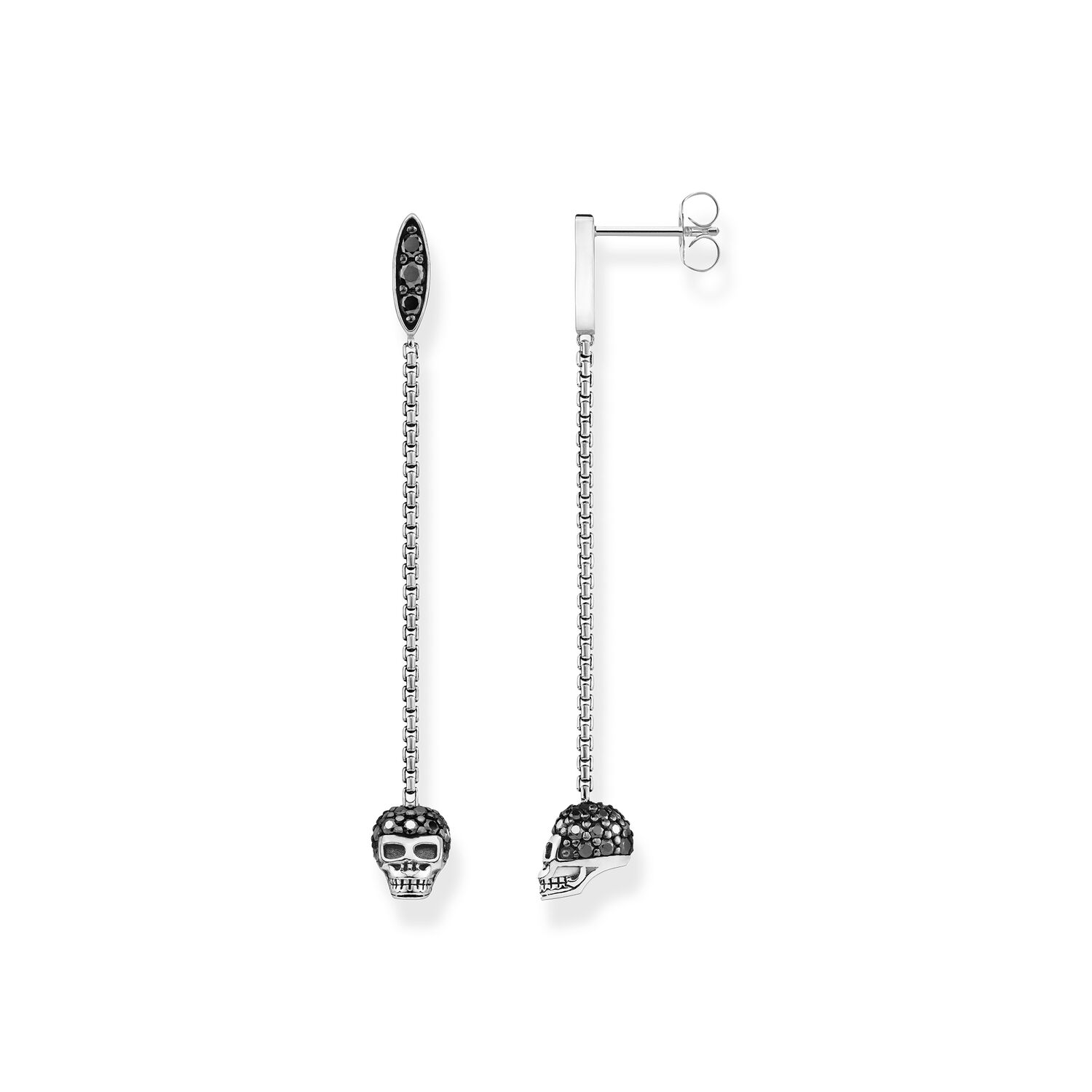 Thomas Sabo Earrings Skull Silver 