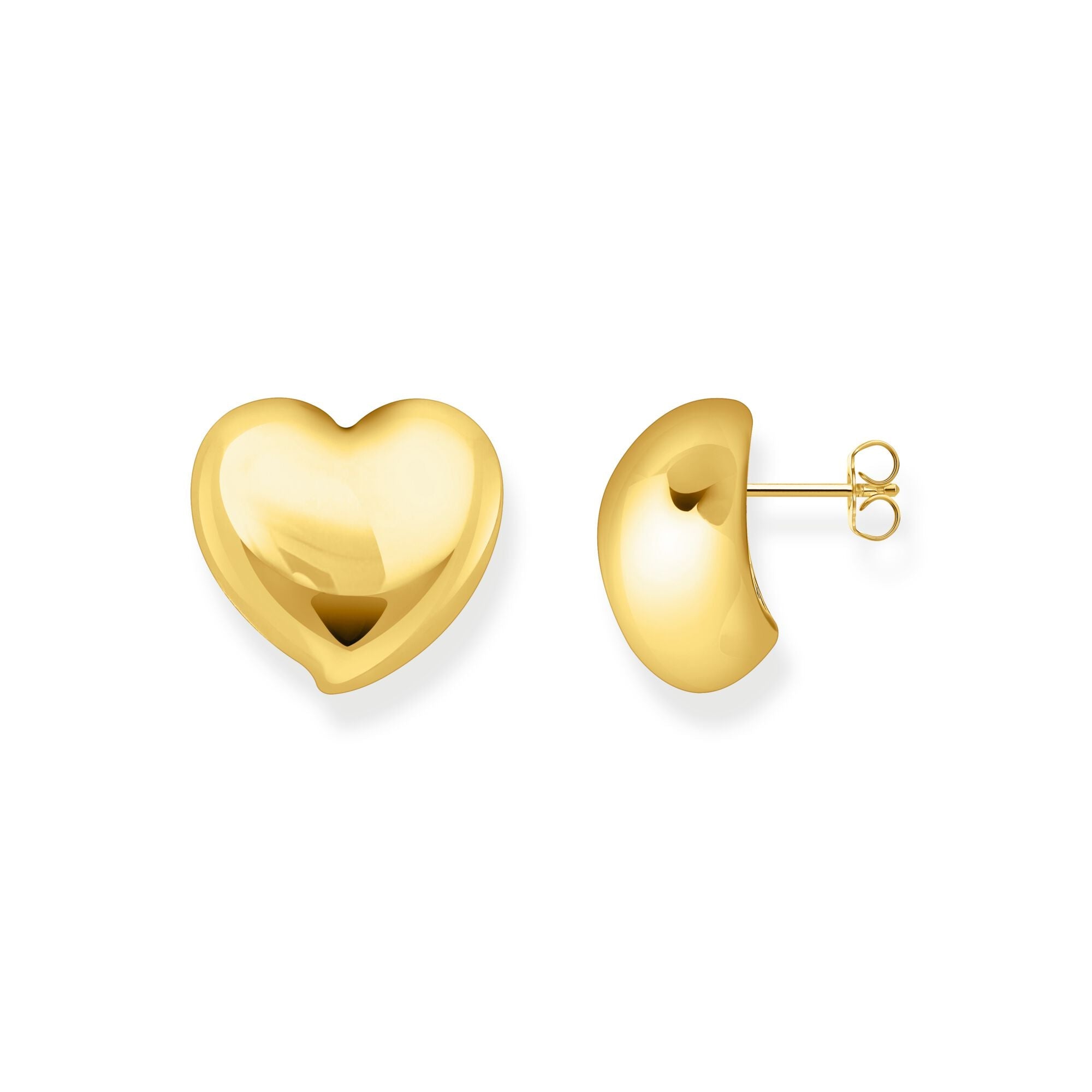 Ear studs in heart-shape | The Jewellery Boutique