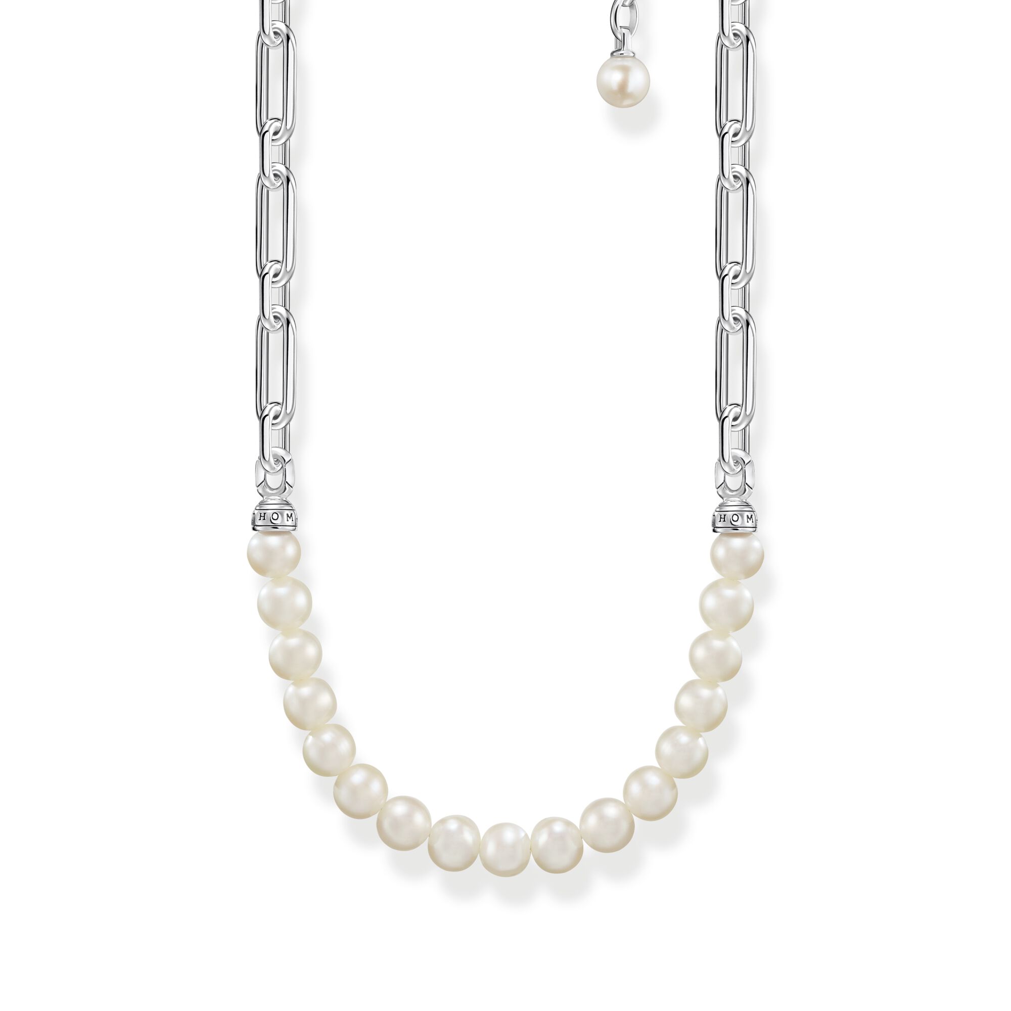 Thomas Sabo Necklace links and pearls silver