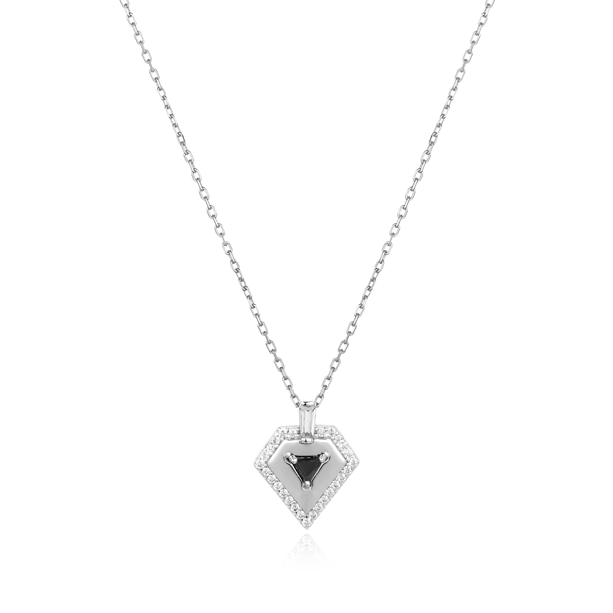 Ania Haie Silver Geometric Necklace