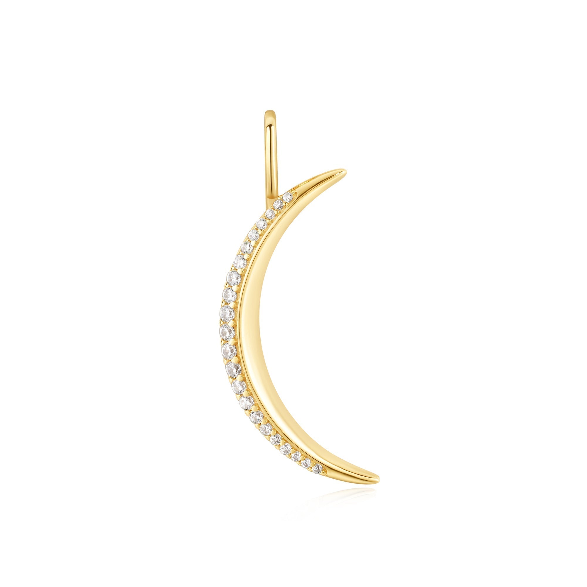 Ania Haie Gold Moon Pave Charm