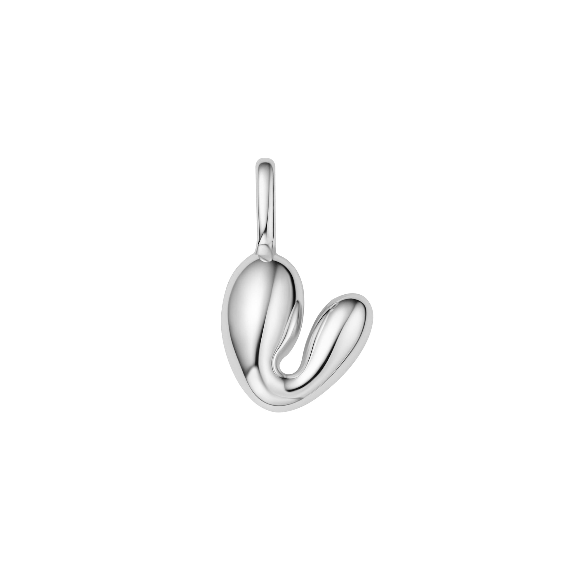 Ania Haie Silver V Letter Charm