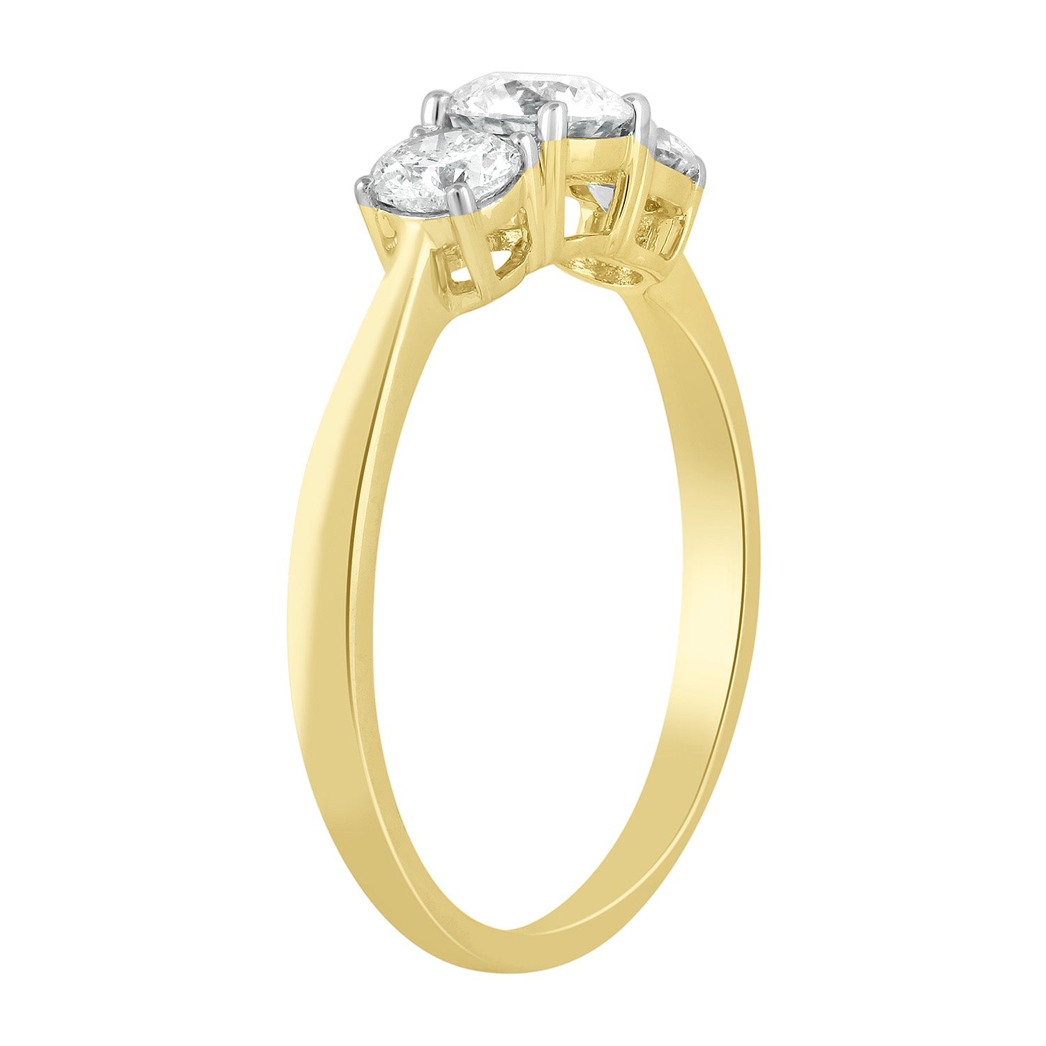 Diamond Ring with 1.00ct Diamonds in 9K Yellow Gold