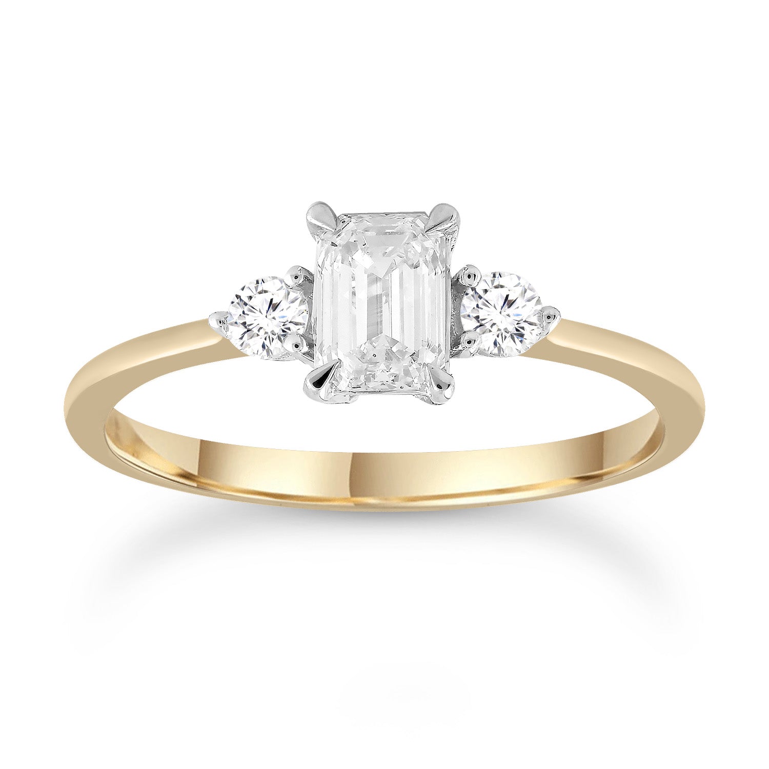 Diamond Ring with 0.50ct Diamonds in 9K Yellow Gold