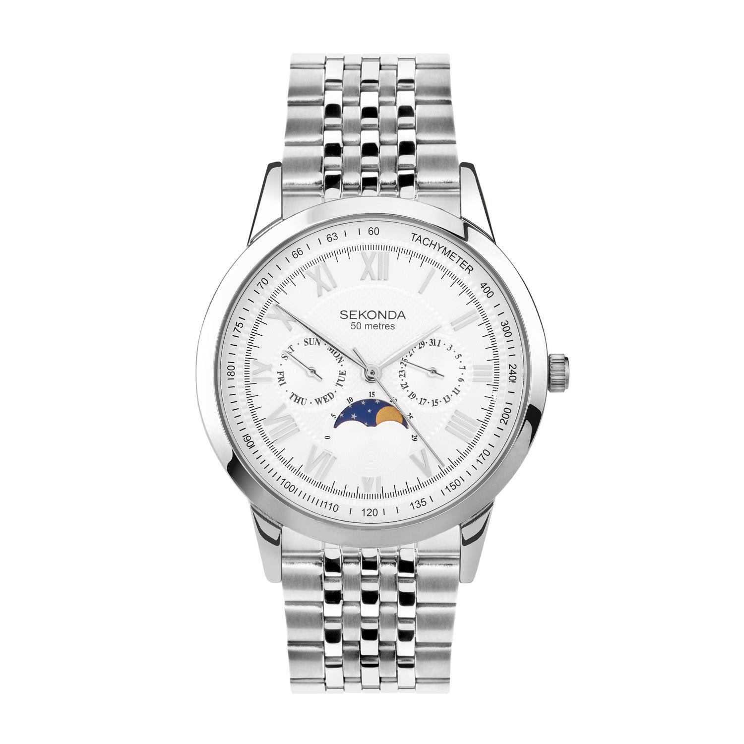 Sekonda Armstrong Moonphase 40mm Watch | The Jewellery Boutique